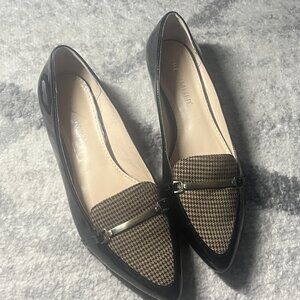 The Limited Women's Faux Patent Leather and Houndstooth Flats 7.5M